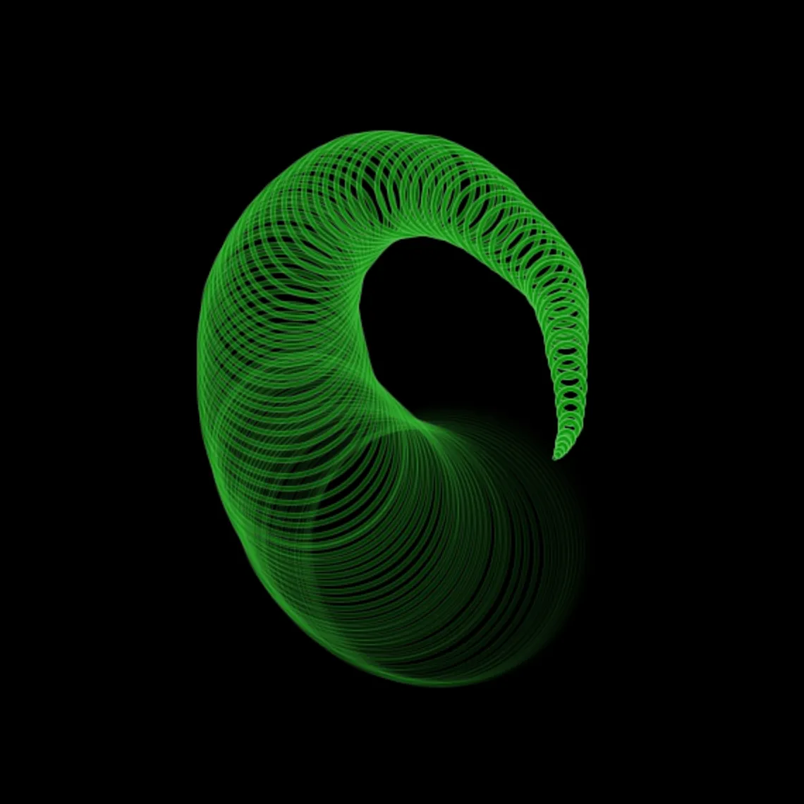 Visual effect similar to what waves caused by a bug in the water